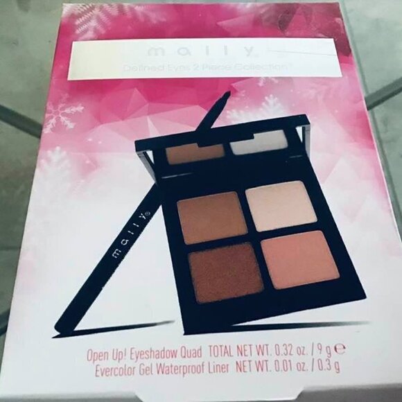 Mally Beauty Open up! Eyeshadow Quad & Gel Waterproof EyeLiner - BRAND NEW - Picture 5 of 12